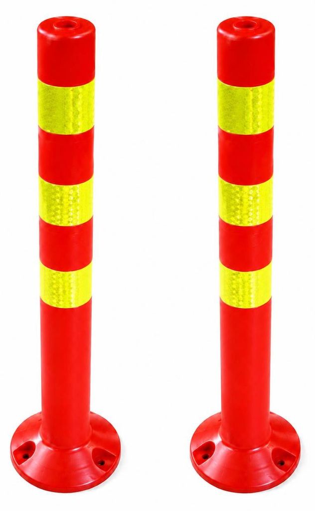 set di 2 paletti di sbarramento [altezza-72,5 cm] - paletto Immagine del prodotto 