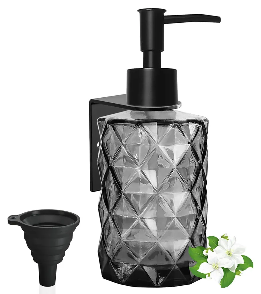 Distributeur de shampoing et gel douche mural pour salle de bains chic