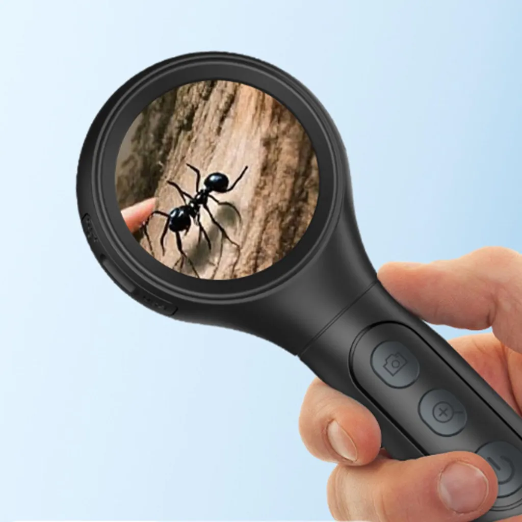 Microscope 500x écran IPS 1,38 pouce - Imagerie 2MP et résolution 1080p - 17