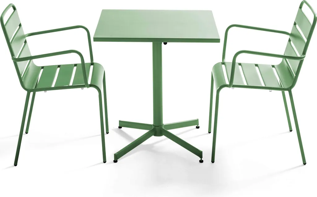 Mobilier de jardin gain de place résistant aux intempéries