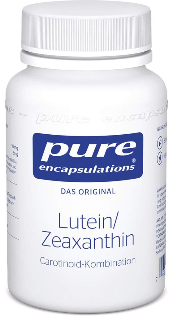 PURE ENCAPSULATIONS Lutein/Zeaxanthin Kapseln 60St PZN 00483286