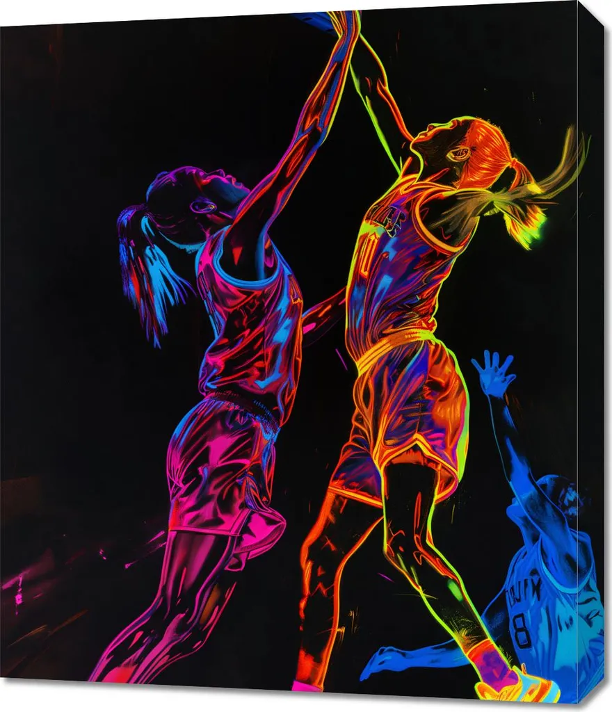 Affiche de basket-ball 60x70 cm - Poster mural sport pour décoration