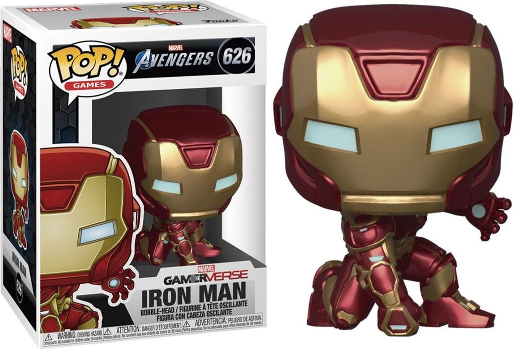 POP Figur Marvel Avengers Spiel Iron Man Stark Tech Anzug Produktbild 