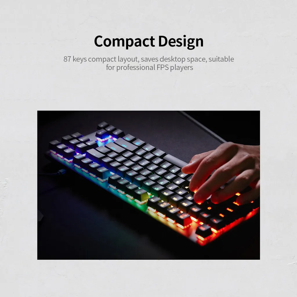 Clavier Gaming Compétition HyperX Alloy Origins Core TKL RGB Rapide - 10