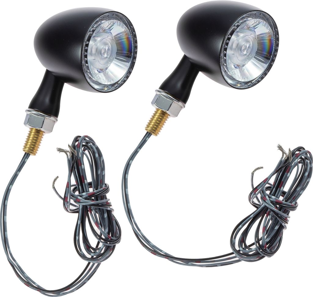 Frecce Moto Cromate Universali – Indicatori Di Direzione Stile Retrò Per Motociclette, 12V - 5