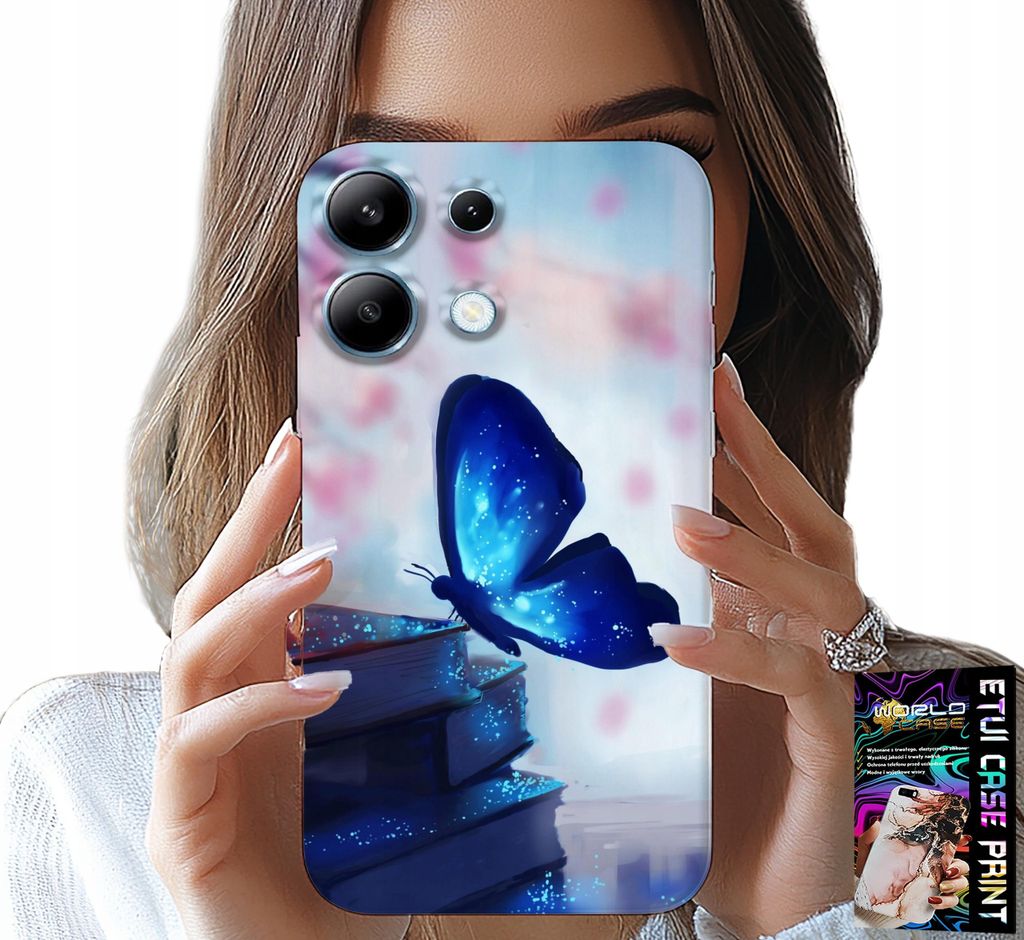 Hülle Für Xiaomi Note 13 Pro 4G - Blauer Schmetterling, Schmetterling, Damen-Designs