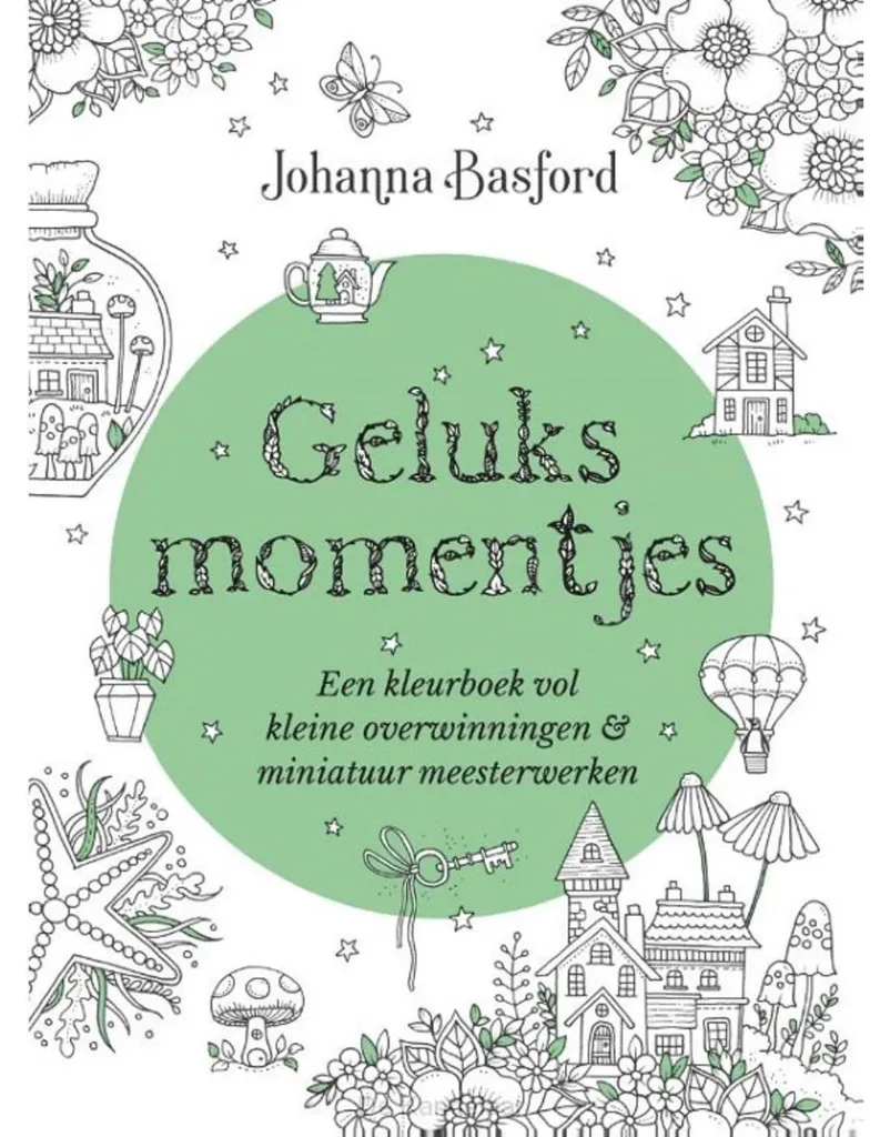 Livre de coloriage Kluitman Momente des Glücks avec papier épais premium