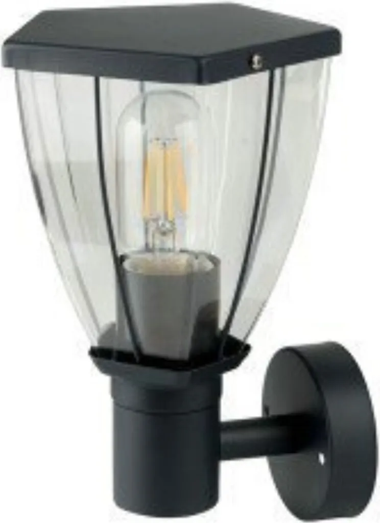 Lampe de Façade Anti-Corrosion IP44 E27 - Solution Éclairage Up Grise - 10