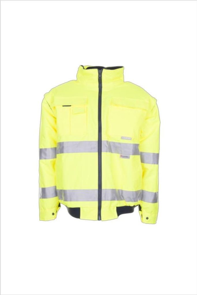 Planam Warnschutz Pilotenjacke uni gelb Gr. M, 2044048