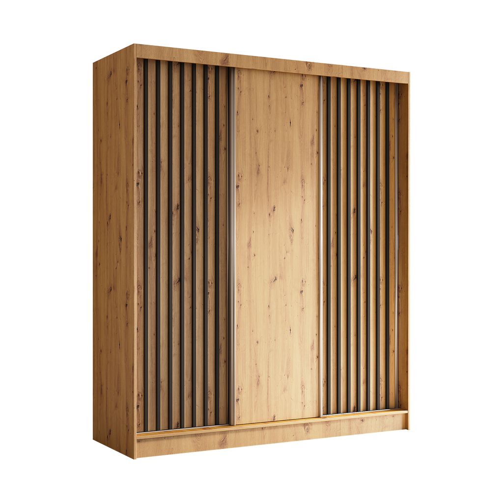 AX LIVING Cabinio Kleiderschrank 180 cm – Artisan Eiche mit Produktbild 