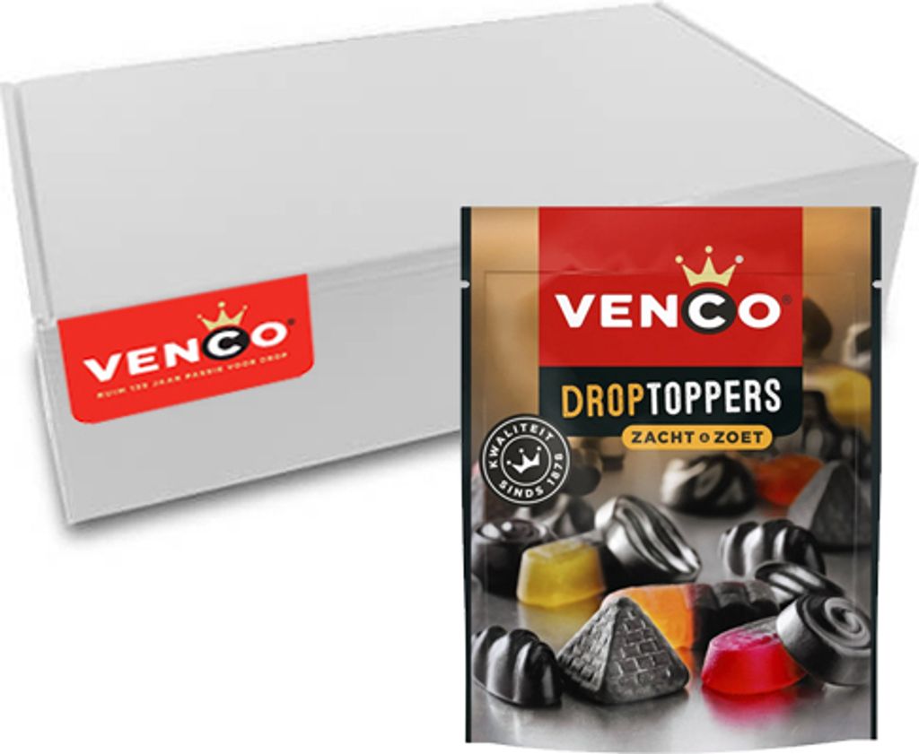 Venco - Droptoppers Weich & Süß - 10x 215g