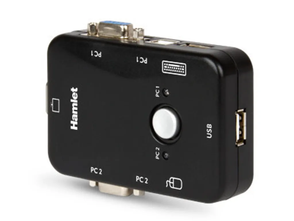 Commutateur KVM 3 Ports USB avec Commutation Rapide VGA Hamlet HNKVM3U