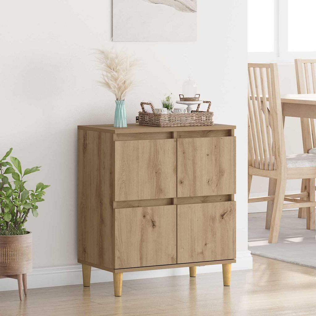 vidaXL Sideboard Artisan-Eiche 60 x 35 x 70 cm Holzwerkstoff