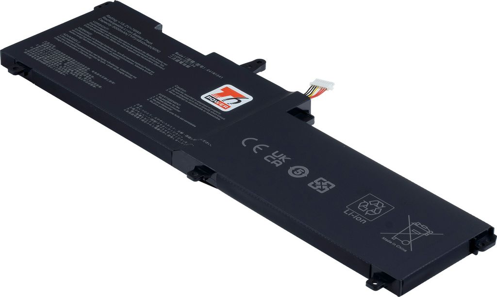 T6 Power Akku für Asus ROG Strix GL702VM, Li-Poly, 15,2 V, 5000 mAh (76 Wh), schwarz