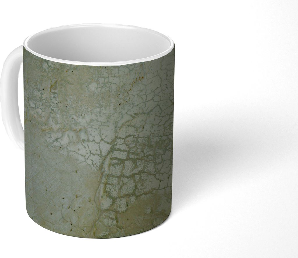 MuchoWow Tasse Kaffeetasse Kaffeebecher 350 ml Wand - Blau - Grün - Erde Teetasse - Fototasse - Becher - Keramikbecher - Teebecher - Kaffeetasse...