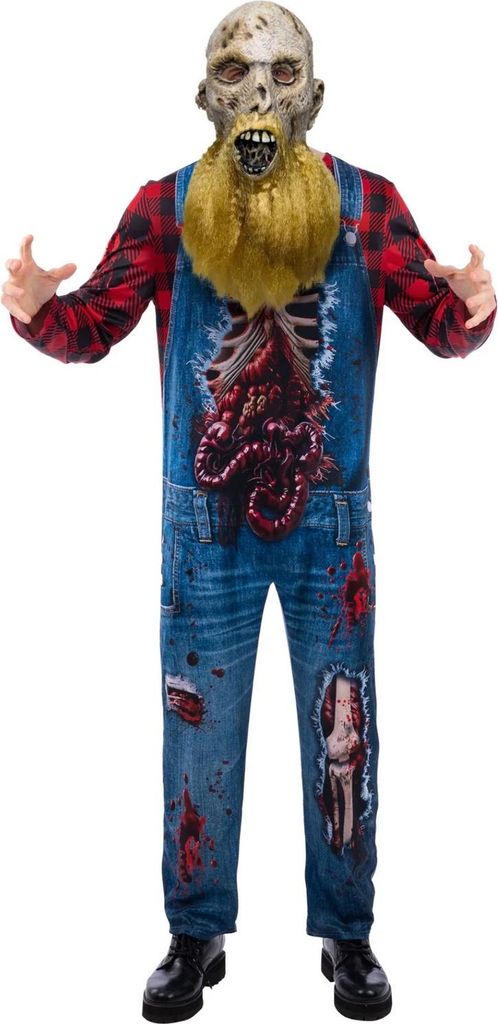 Smiffys - "Hillbilly" Zombie-Kostüm für Herren SM3472 (XL) (Blau)