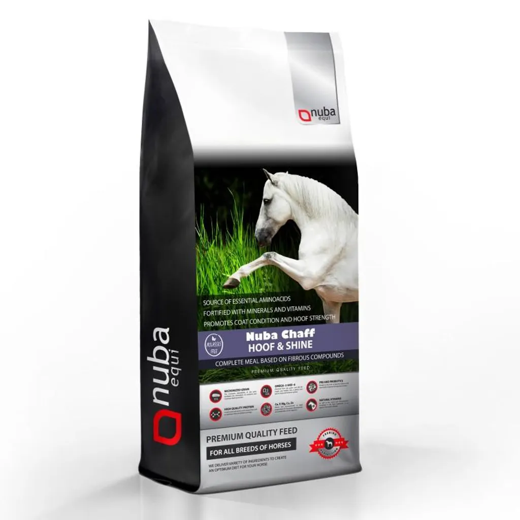 Paille hachée NUBA EQUI Hoof & Shine pour santé des sabots et du poil