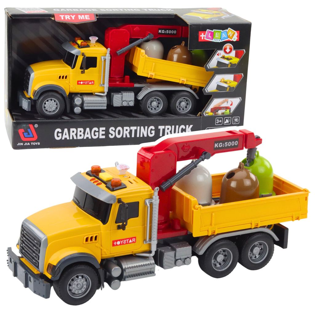 Müllsortier-LKW-Abfallbehälter, Lichtgeräusche Produktbild 