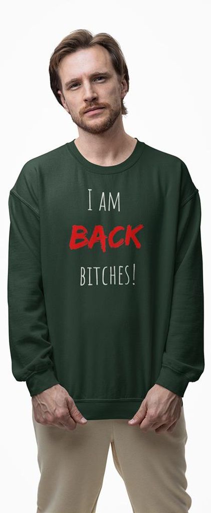 D&B Design Uni Pullover SWEB00026 Back Waldgrün-Größe XL Produktbild 