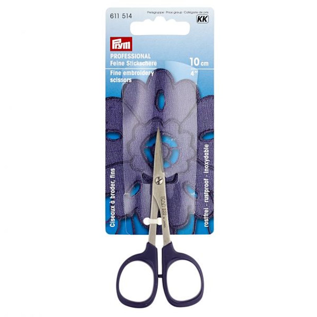 PROFESSIONAL Stickschere fein 10cm | PRYM 611514