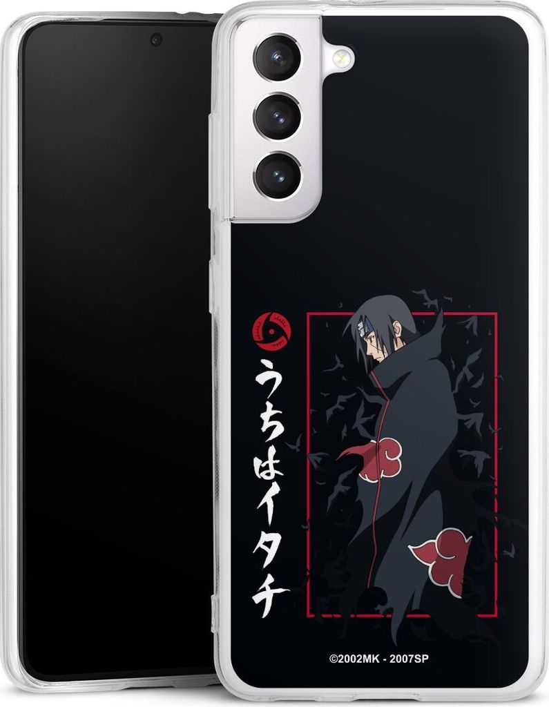 DeinDesign Handyhülle für Samsung Galaxy S21 5G Silikon Hülle Case Smartphone Schutzhülle Naruto Shippuden Offizielles Lizenzprodukt Itachi Uchiha