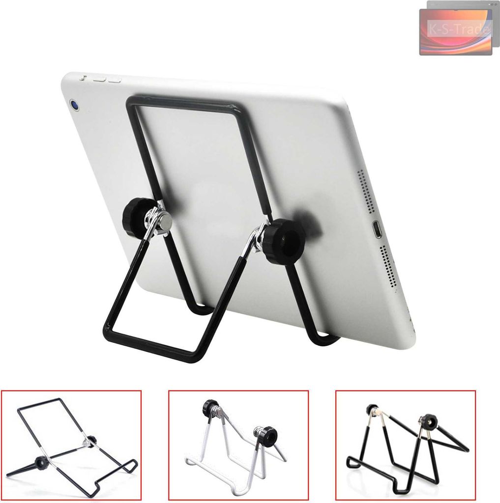 K-S-Trade Tablet-Ständer Tablet-Halterung Tablet-Aufsteller kompatibel mit Samsung Galaxy Tab S9 Ultra 5G faltbarer Tischständer Tablet Halterung