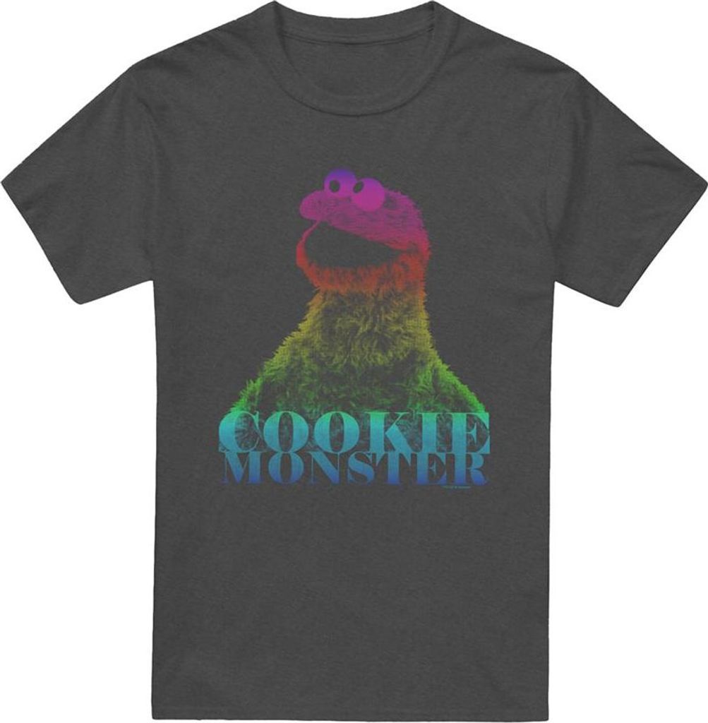 Sesame Street - T-Shirt für Herren/Damen Uni TV21456 (M) (Holzkohle)