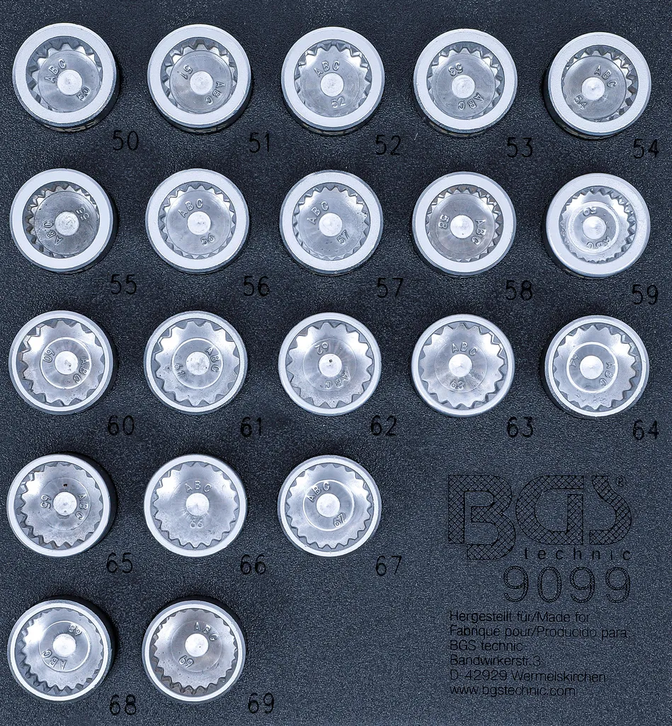 Extracteur écrou antivol jante pour VW Touareg et Porsche 20 pcs