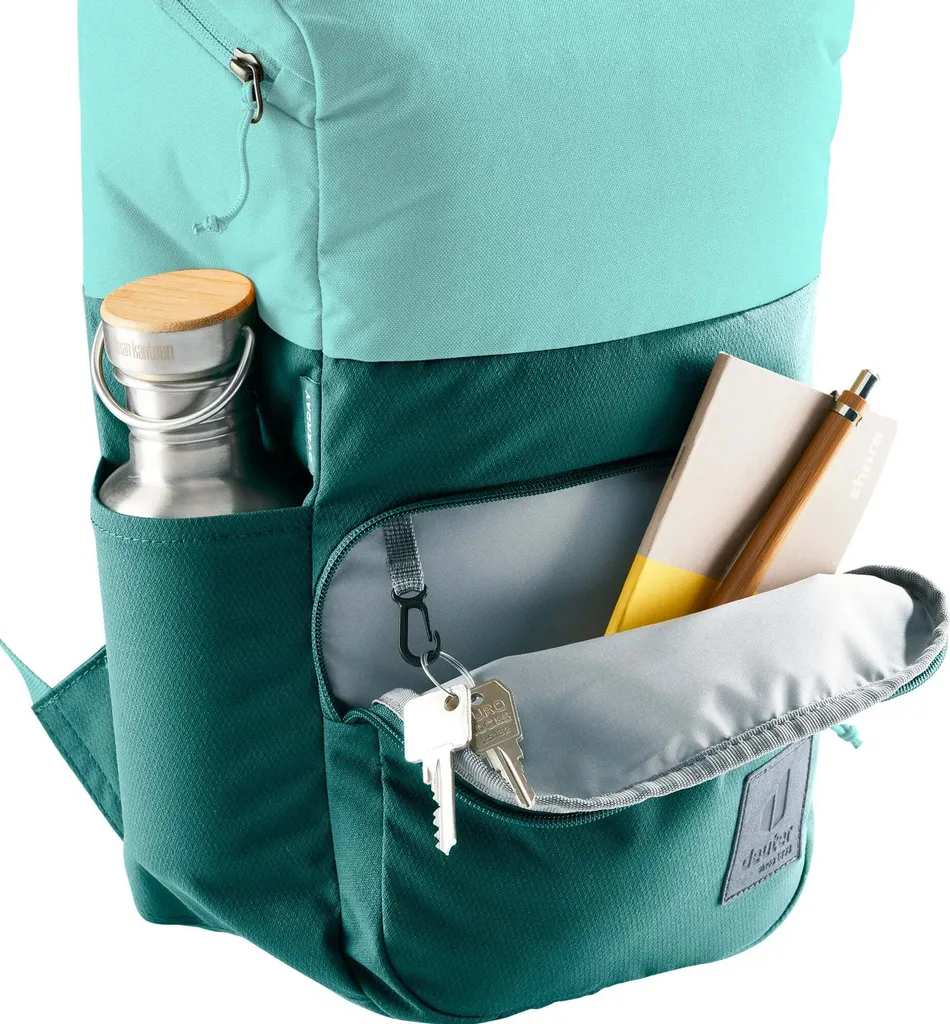 Deuter Overday Deepsea-Glacier: Zaino Urban 15L Eco-Friendly - 16