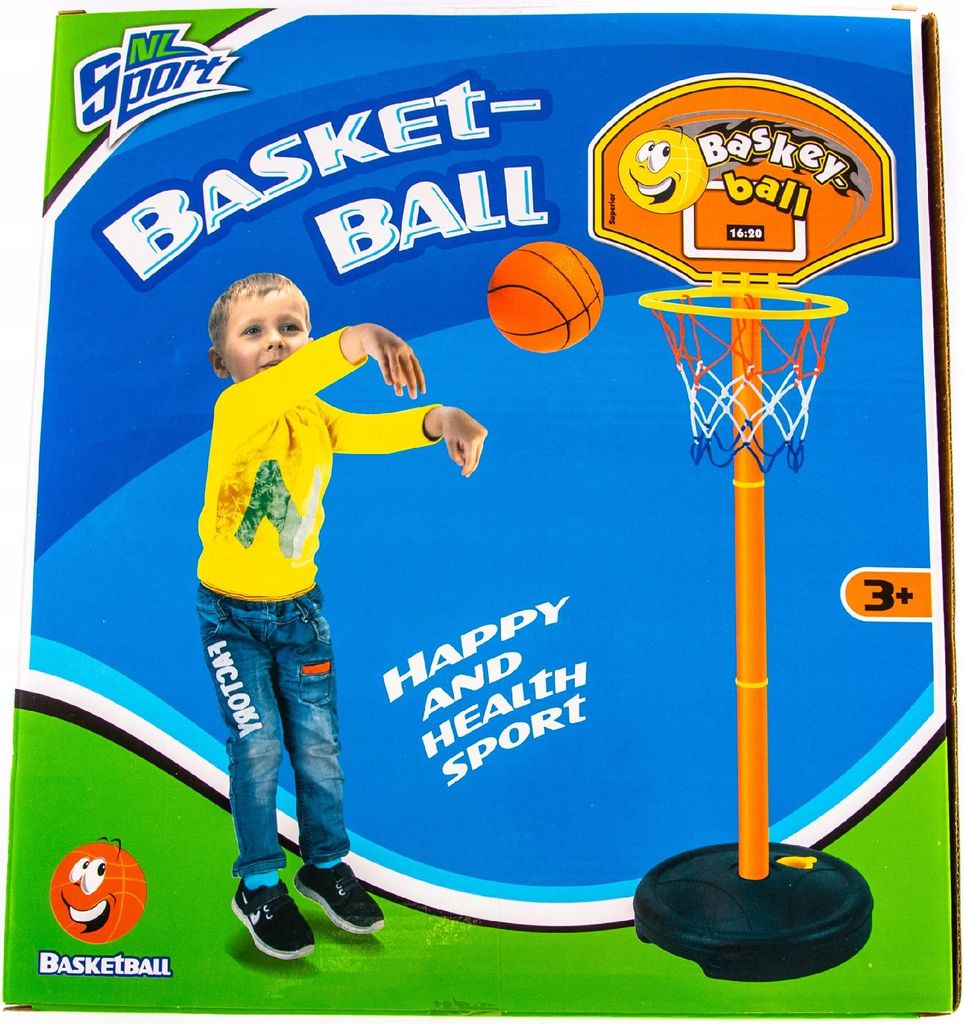 Mini Basketballkorb Set für Zimmer & Büro - Board 35x25cm mit Ball & Pumpe - Indoor Sportspaß
