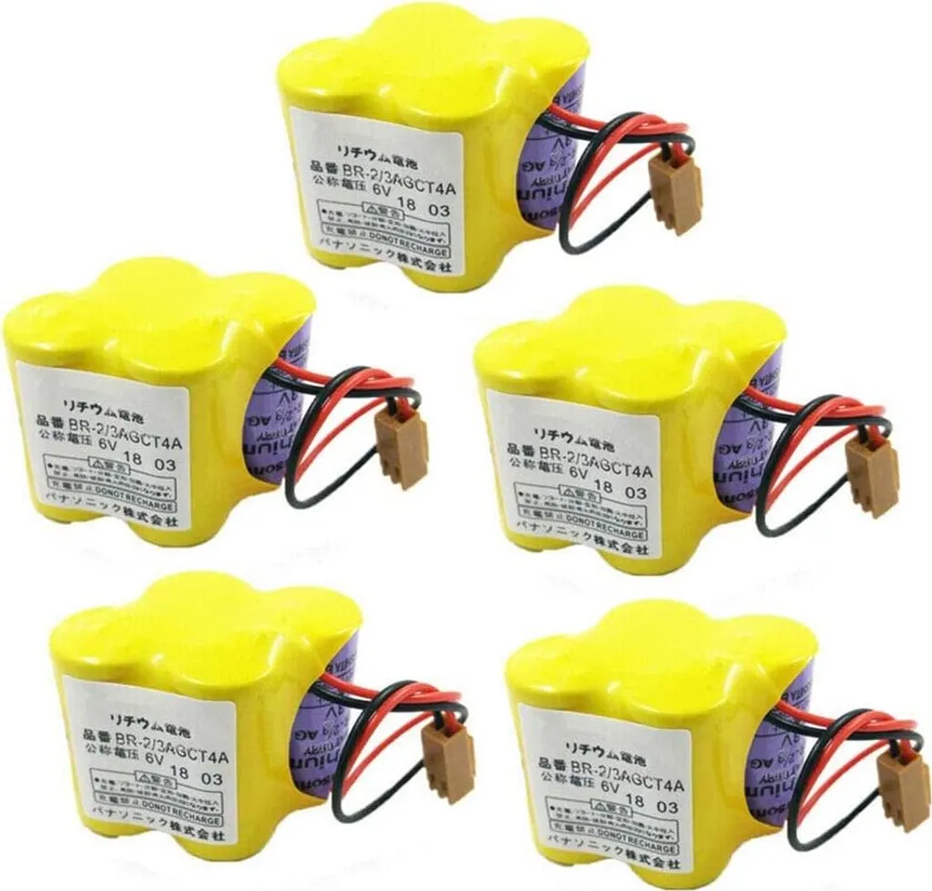 Kit de Maintenance CNC : 5 Piles A98L-0031-0025 6V pour Mémoire Fanuc