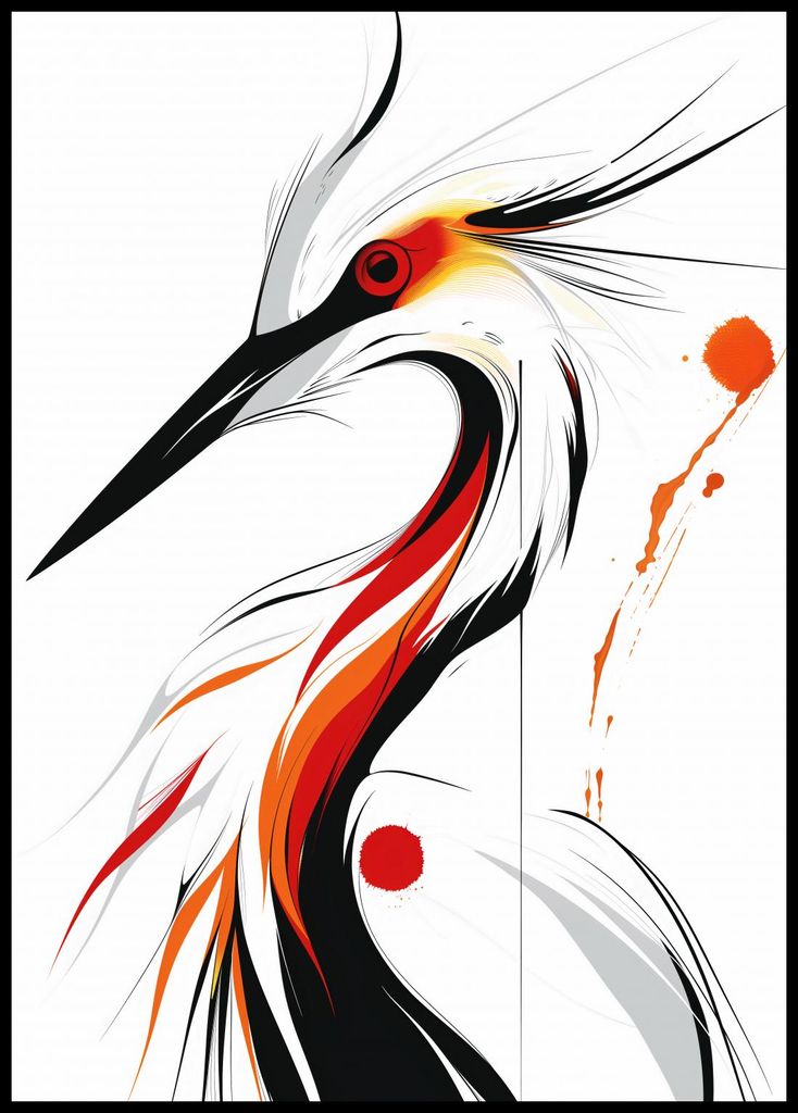 Plakat 67,5x95cm Storch
