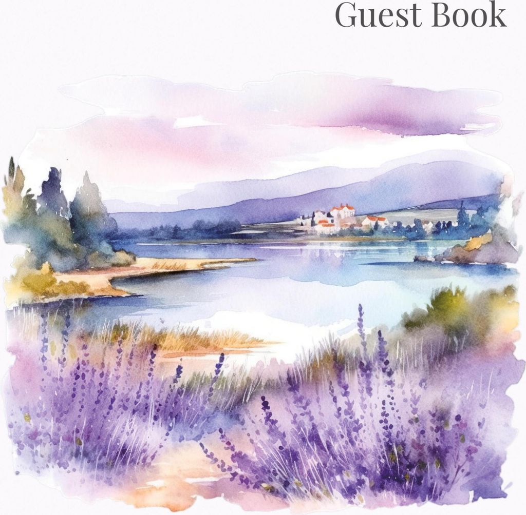 Guest book (hardback) , comments book, guest book to sign, vacation home, holiday home, visitors comment book