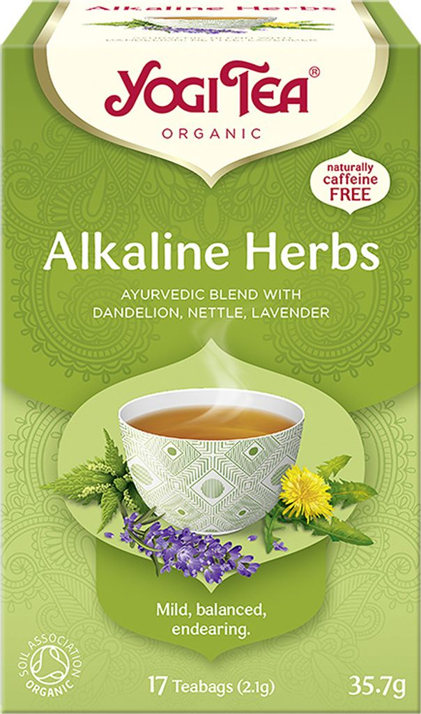 ALKALINE KRÄUTER TEE (ALKALINE KRÄUTER) (17 x 2,1 g) 35,7 g - YOGI TEE