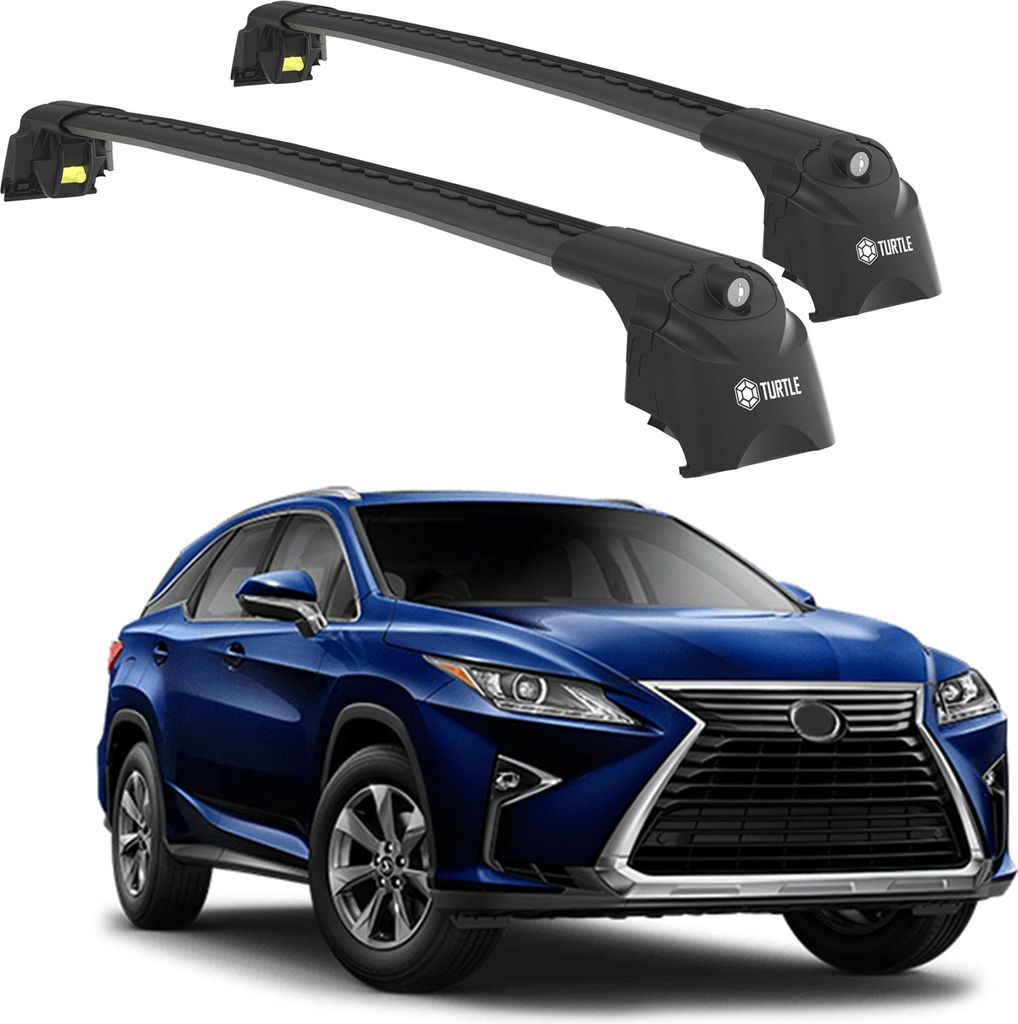TURTLE STREŠNÝ NOSIČ AIR-2 , Čierna LEXUS RX AL20 2016 - Obrázok produktu 
