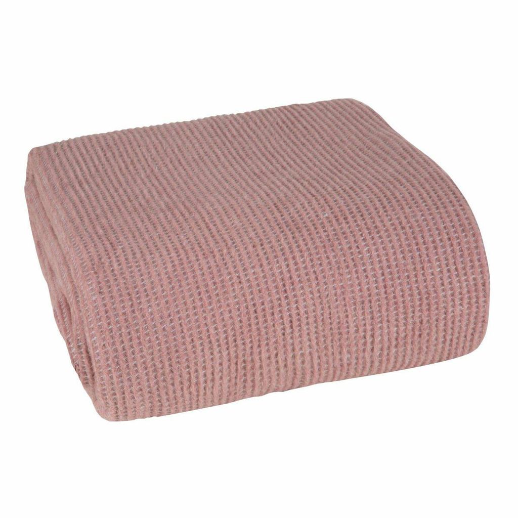 Eurofirany Decke AMBER 200 x 220 cm 345 GSM einfarbig rosa