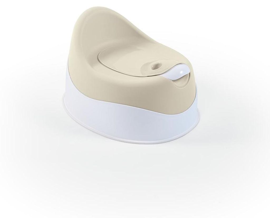 Pot de bébé avec couvercle amovible, beige, 23x38x29 cm Image du produit 