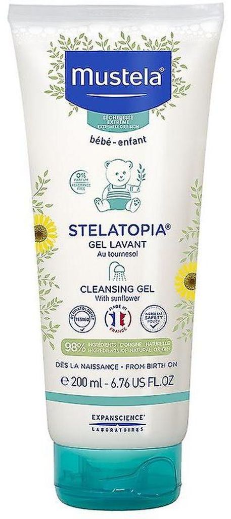 Mustela - Bébé Stelatopia Cleansing Gel - Shower gel 200ml Image du produit 