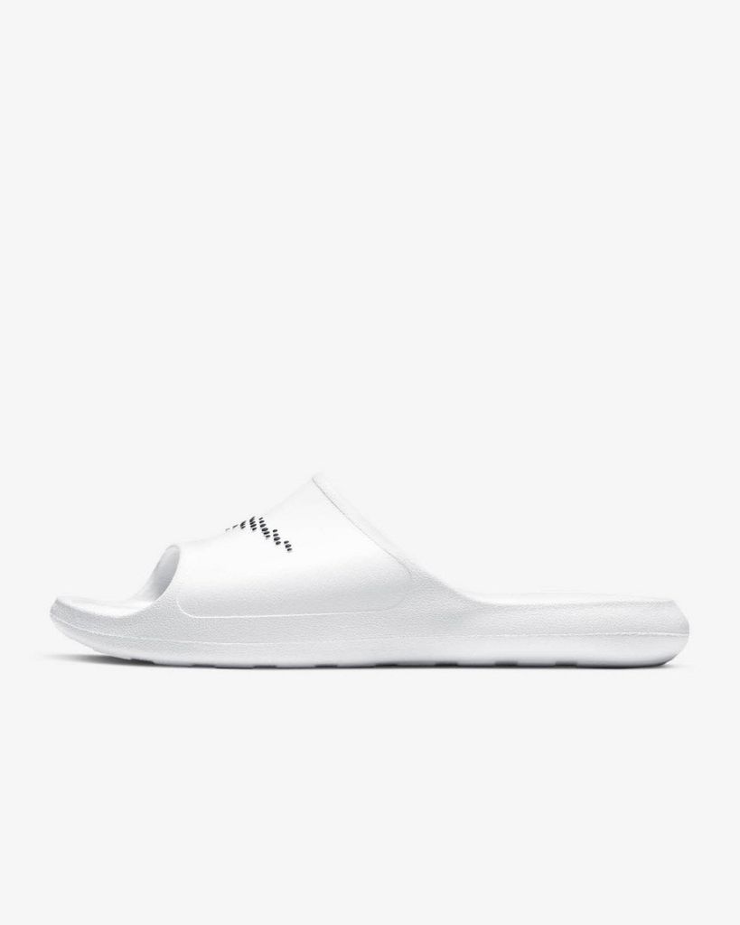 NIKE Victori One Shower Slide Badelatschen Weiss 10