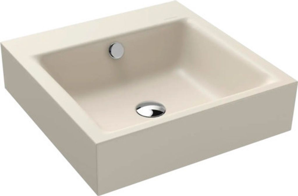 KALDEWEI Waschtisch PURO 46 x 46 cm warm beige 20 matt mit Produktbild 