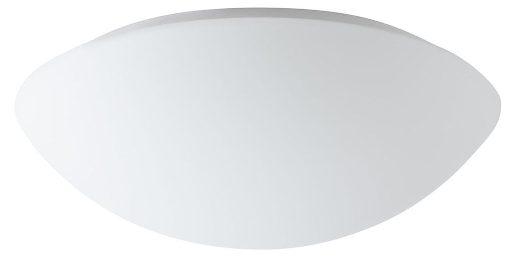 OSMONT AUR71173 AURA 10 IP Decken-/Wandleuchte aus Glas, weiß, IP65, 3000/4000 K, 19 W LED