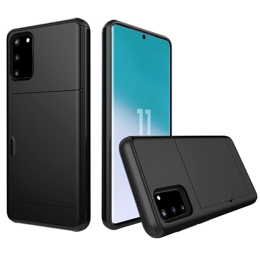 Schutzhülle für Samsung Galaxy S20 6.2 Zoll Ultra Slim Case Tasche Kreditkarten Bumper Schwarz