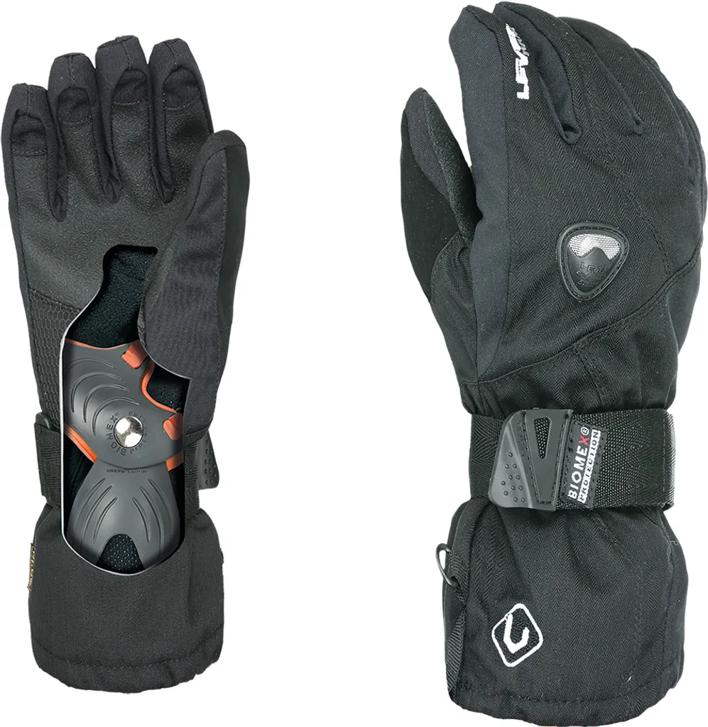 Gants de Ski Noirs Level Fly M - Parfaits pour Apprendre le Snowboard