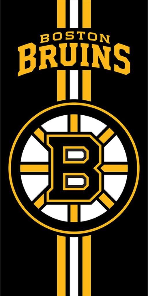 NHL Boston Bruins Prestige Schwarzes Frottierhandtuch 70x140 cm