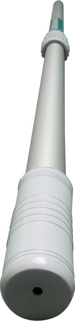 A white, conical object with a wider base and a narrower top, against a white background.