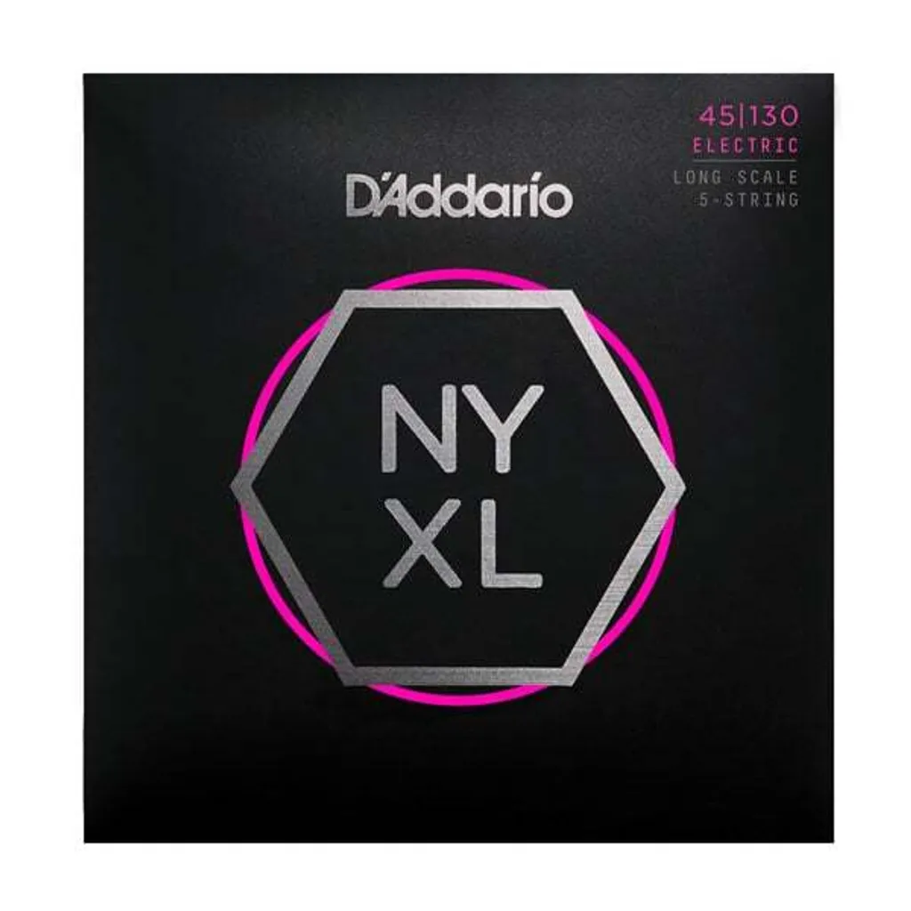 D'Addario NYXL 45130 Cordes Basse 5 Cordes Stabilité Accordage Pro