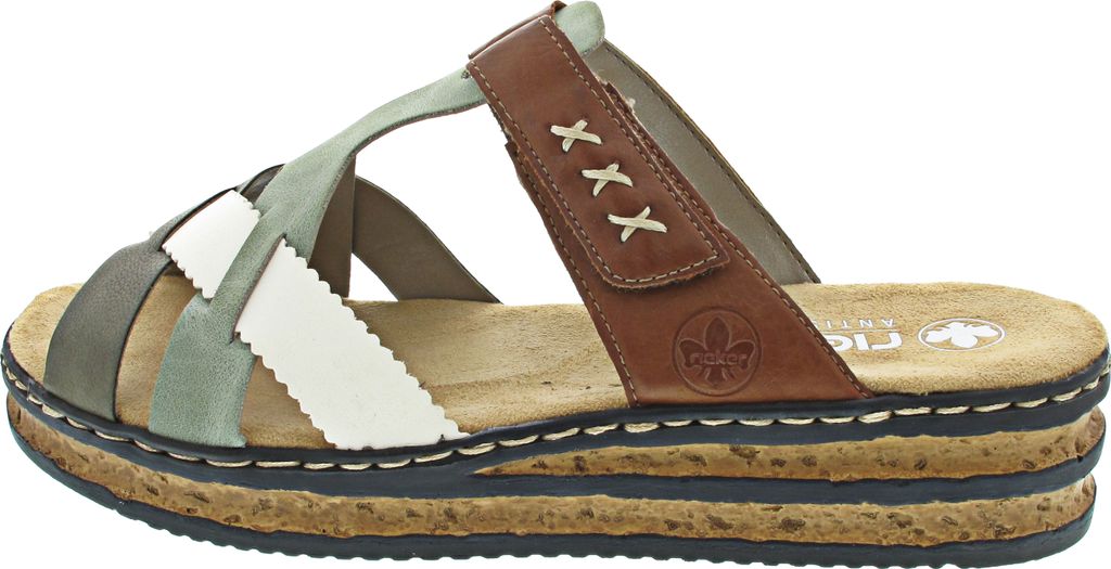 Rieker 62989-90 (37/olive/mint/offwhite/) Produktbild 