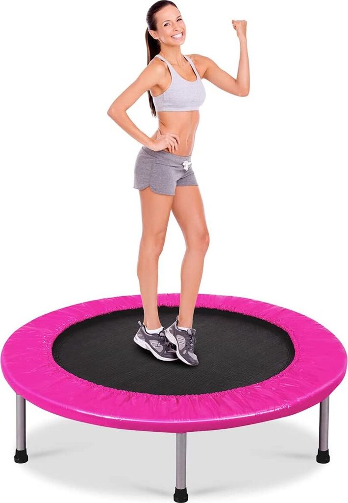 Trampolin aus Stahlrohr, Faltbares Kindertrampolin mit Produktbild 