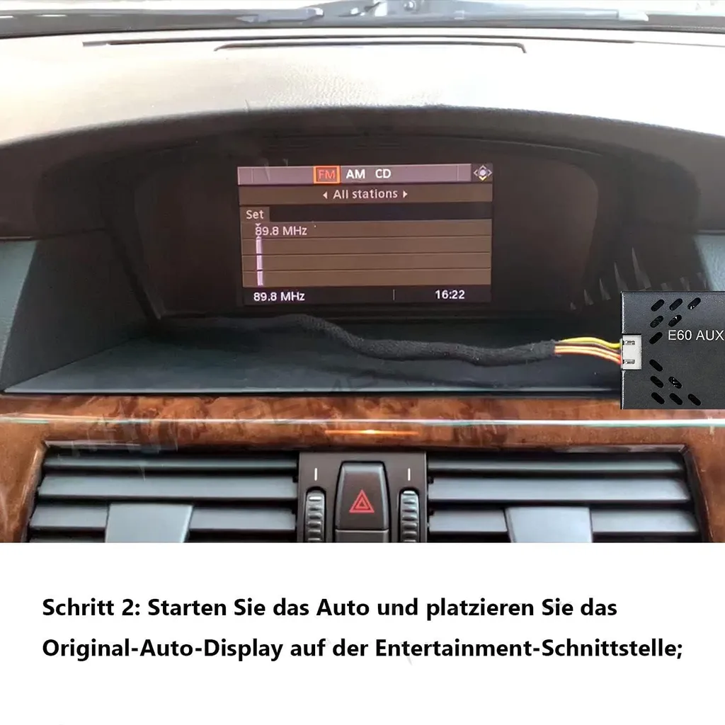 Réactiver Option AUX BMW E60 E61 E63 E64 CCC Solution Menu Manquant Audio - 3