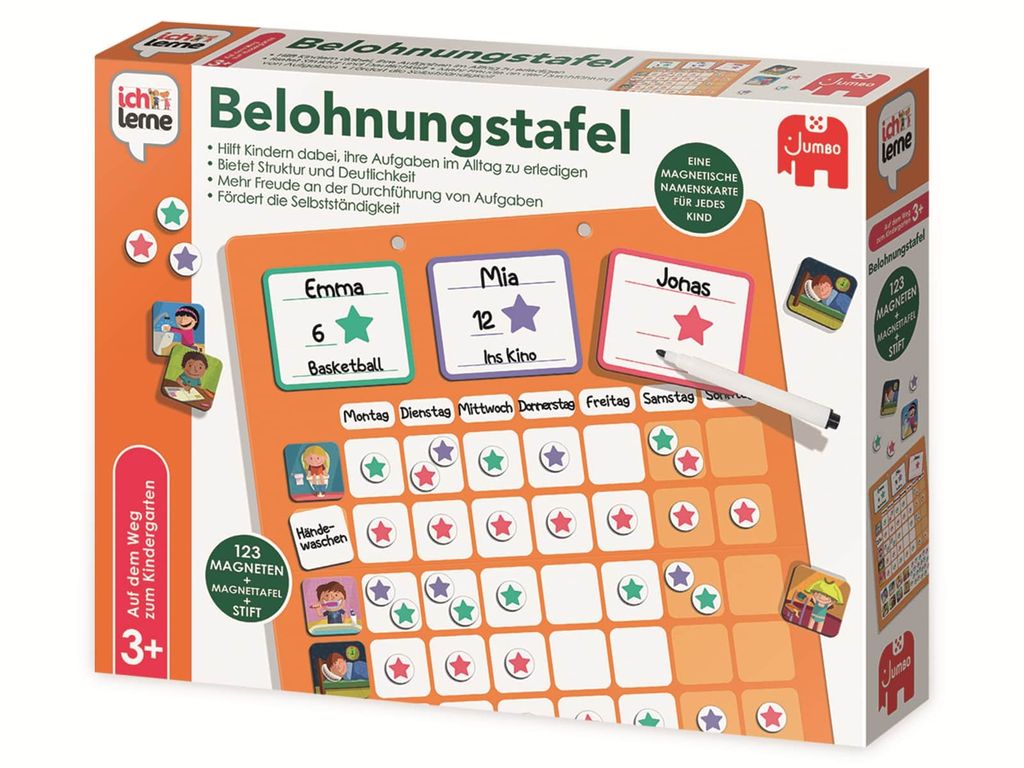 Jumbo Ich lerne – Beloningsbord – Leer- en spelset vanaf 5 Productafbeelding 